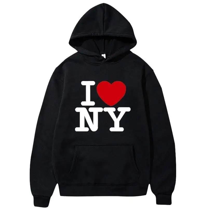 Street Fashion New York - أنا أحب نيويورك Pritned هوديس المرأة