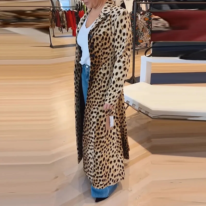 Italy Fashion Street - معطف ترنش نسائي جديد للخريف، بتصميم