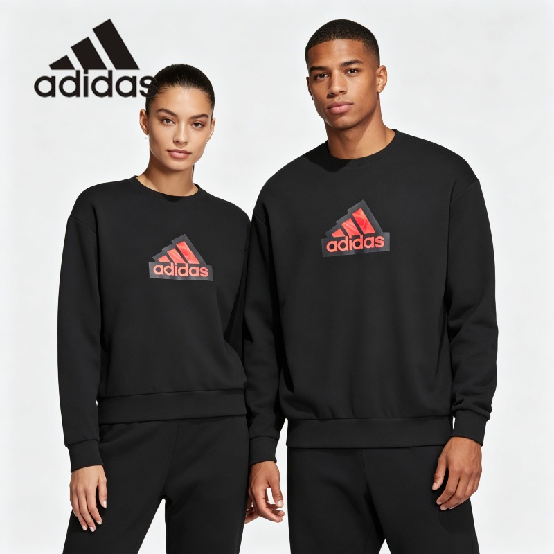Street Fashion Adidas - هودي أديداس قصير بقصة مربعة بتصميم