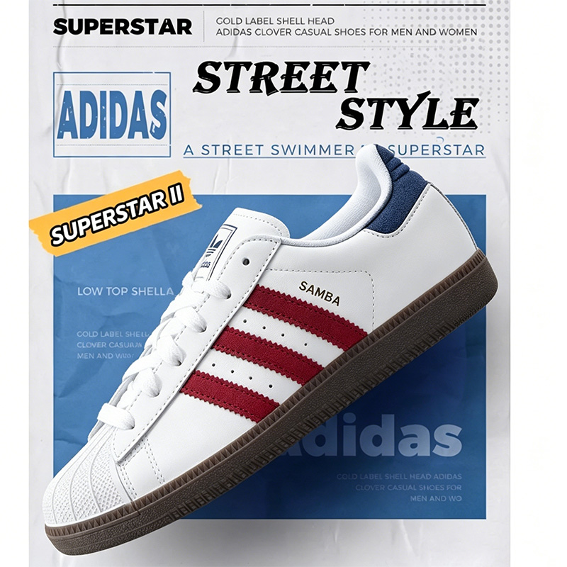 Street Fashion Adidas - أحذية رياضية أديداس سامبا أو جي