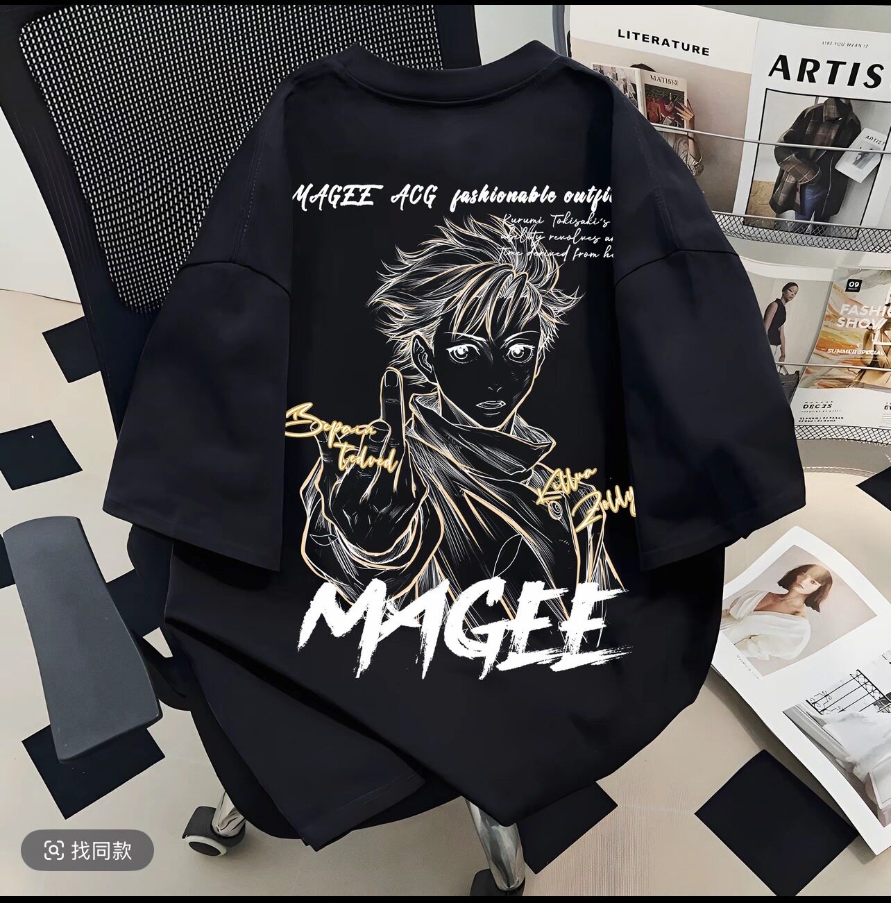 Street Fashion Of Japan - تي شيرت رجالي صيفي 2026 بتصميم