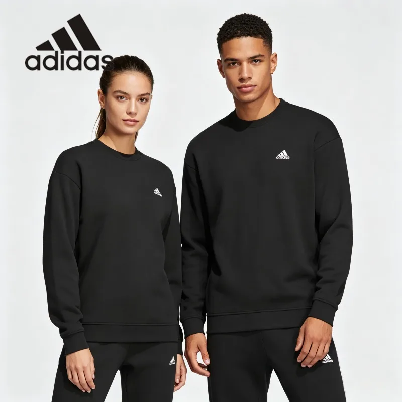 Street Fashion Adidas - معطف أديداس بغطاء رأس ونقشة كبيرة