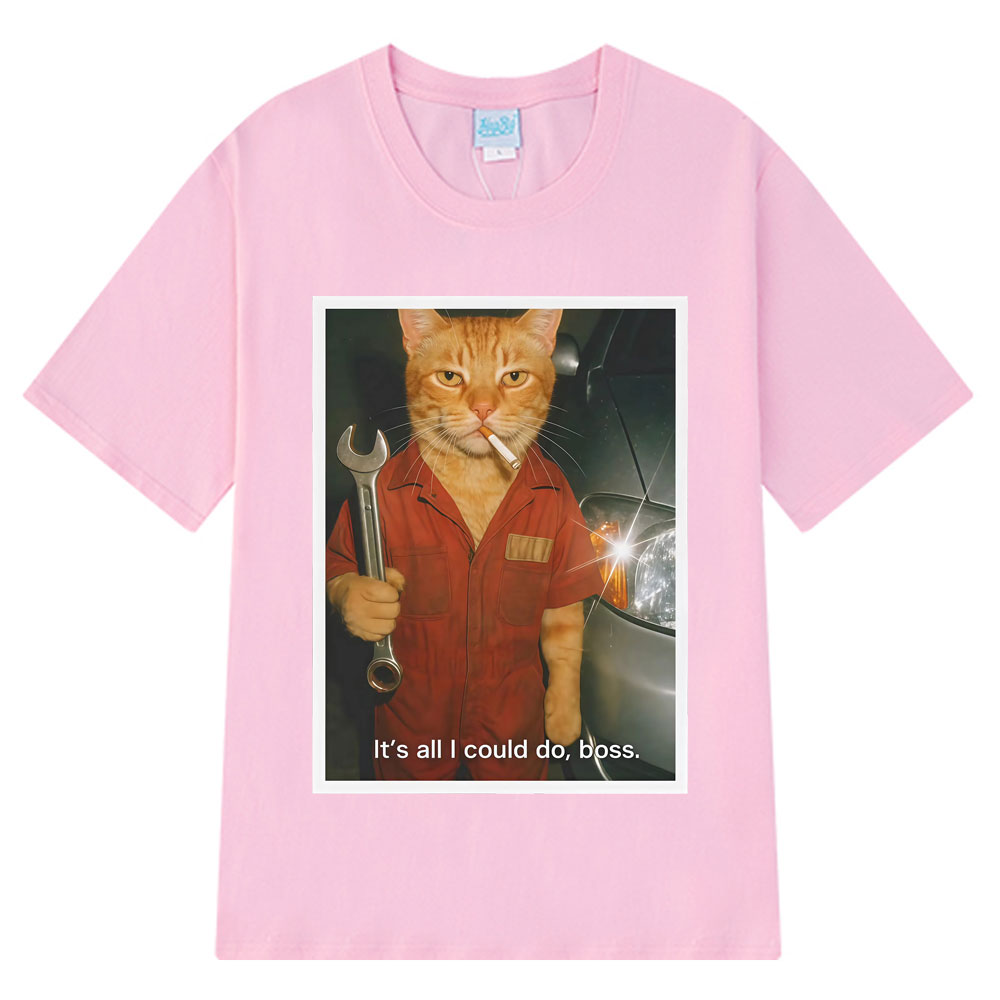 تي شيرت نسائي بتصميم قطة مضحكة - مراجعة Fashion Street Cat وسعره
