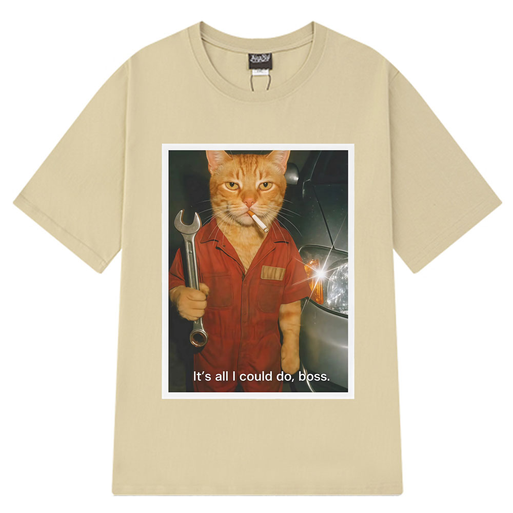تي شيرت نسائي بتصميم قطة مضحكة - مراجعة Fashion Street Cat وسعره