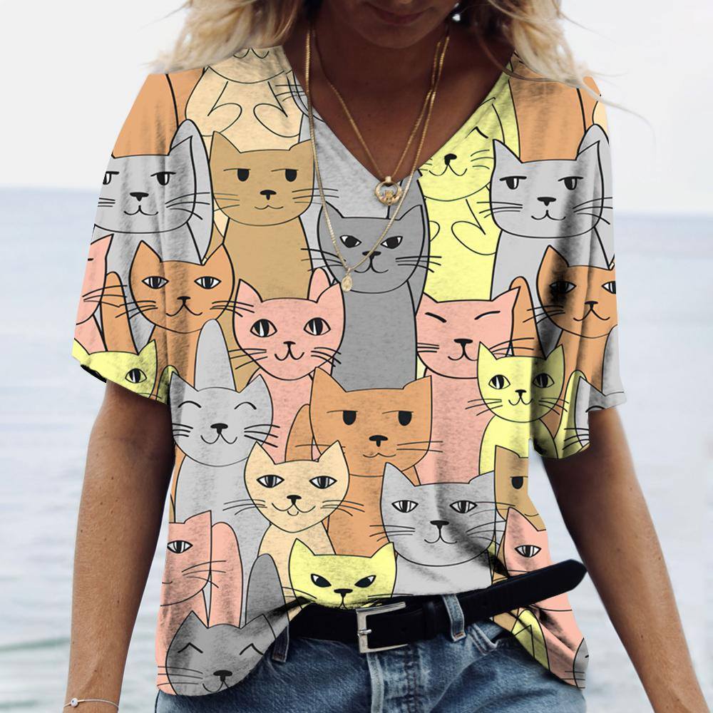 قمصان نسائية أنيقة بياقة على ش - مراجعة Fashion Street Cat وسعره
