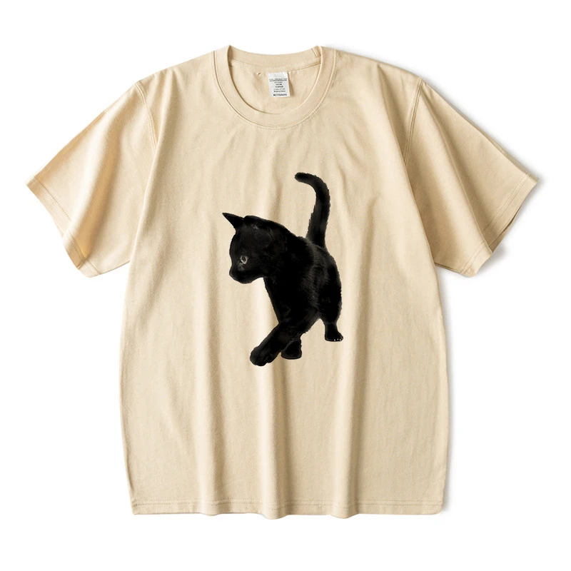 تي شيرت نسائي بأكمام قصيرة مطب - مراجعة Fashion Street Cat وسعره