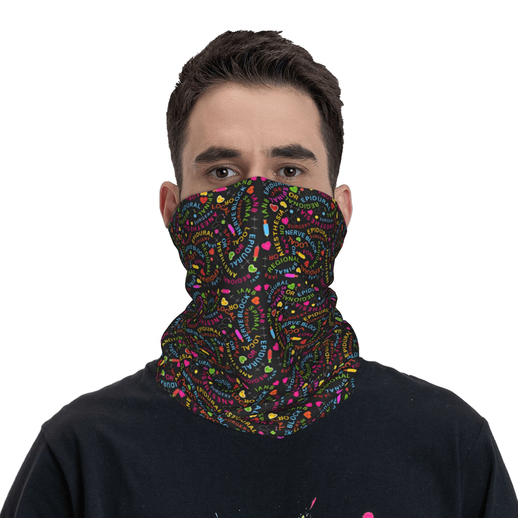 وشاح رقبة طبي مطبوع بتصميم طبي - مراجعة Balaclava Face Mask وسعره